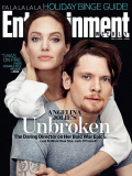 Angelina Jolie and Jack O'Conell in Entertainment Weekly December'14.