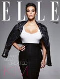 Kim Kardashian in ELLE UK January'15.