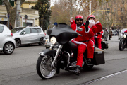 Motorcycle Santas, Rome, Italy - 20 Dec 2014