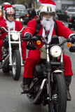 Motorcycle Santas, Rome, Italy - 20 Dec 2014