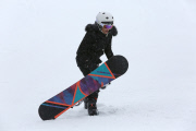 *EXCLUSIVE* Snow bunny Bethenny Frankel gets ready to snowboard at Ajax
