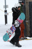 *EXCLUSIVE* Snow bunny Bethenny Frankel gets ready to snowboard at Ajax
