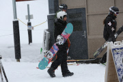 *EXCLUSIVE* Snow bunny Bethenny Frankel gets ready to snowboard at Ajax