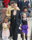 Heidi Klum & Vito Schnabel Take Her Kids To See 'The Nutcracker' 