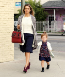 Jessica Alba and Haven hit ballet class