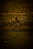Pilgrims bathe and wash in the holy waters of the Ganges, Varanasi, India