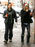 Kate Hudson and Matthew Bellamy keep it amicable for a shopping trip at Boogies