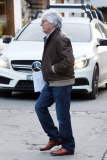 EXC - BERNIE ECCLESTONE ON XMAS DAY IN GSTAAD