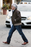 EXC - BERNIE ECCLESTONE ON XMAS DAY IN GSTAAD