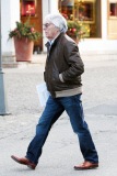 EXC - BERNIE ECCLESTONE ON XMAS DAY IN GSTAAD