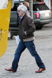 EXC - BERNIE ECCLESTONE ON XMAS DAY IN GSTAAD