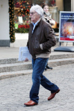 EXC - BERNIE ECCLESTONE ON XMAS DAY IN GSTAAD