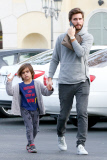 *EXCLUSIVE* Scott Disick and Mason out Christmas shopping
