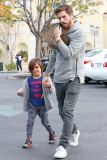 *EXCLUSIVE* Scott Disick and Mason out Christmas shopping