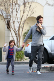 *EXCLUSIVE* Scott Disick and Mason out Christmas shopping