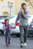 *EXCLUSIVE* Scott Disick and Mason out Christmas shopping
