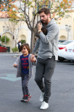 *EXCLUSIVE* Scott Disick and Mason out Christmas shopping