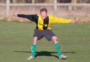 Christmas Eve football match at Castle Rising, Norfolk, Britain - 24 Dec 2014