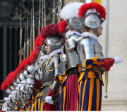 Vatican Pope Francis delivers his message to the world and gives the blessing "Urbi et Orbi".