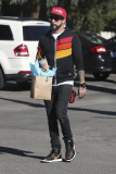 *EXCLUSIVE* AJ McLean exits a nail salon sporting perfectly manicured nails