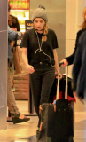 Emma Roberts by herself at LAX