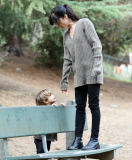 EXC - SELMA BLAIR AT GRIFITH PARK WITH HER SON