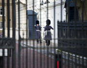 More protection for guards at royal palaces and residences, London, Britain - 28 Dec 2014