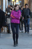 *EXCLUSIVE* Katie Holmes looks carefree as she steps out in Venice