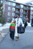 Gwen Stefani and her boys hit the slopes