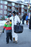 Gwen Stefani and her boys hit the slopes