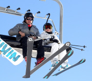 Gwen Stefani, Gavin Rossdale and their boys reach new heights during their winter vacation