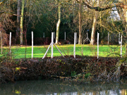 Extensive building works being carried out on George Clooney and Amal Alamuddin's riverside home, Sonning-on-Thames, Britain - 30 Dec 2014