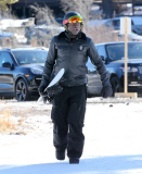 Seal Goes Snowboarding In Mammoth 