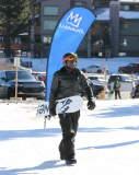 Seal Goes Snowboarding In Mammoth 