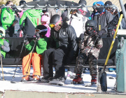 Seal Goes Snowboarding In Mammoth 