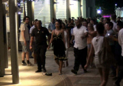 EXC-Rihanna leaving P Diddy Sean Combs private party in Saint Barts