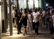 EXC-Rihanna leaving P Diddy Sean Combs private party in Saint Barts