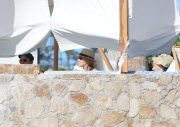 Exclusive... Jennifer Aniston & Justin Theroux Continue Their Vacation With Their Famous Friends 