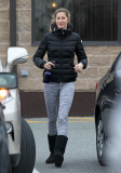 Exclusive... Gisele Bundchen Leaving A Yoga Class 