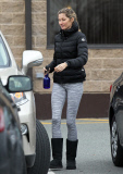Exclusive... Gisele Bundchen Leaving A Yoga Class 