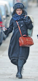 EXC - HELENA BONHAM CARTER OUT SALE SHOPPING