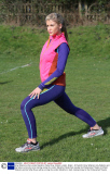 Amy Willerton at the London Marathon Pasta Party, Enfield, London, Britain - 22 Feb 2014