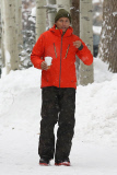 *EXCLUSIVE* It's a winter white holiday for Juan Soler and his family