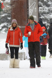 *EXCLUSIVE* It's a winter white holiday for Juan Soler and his family