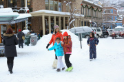 *EXCLUSIVE* It's a winter white holiday for Juan Soler and his family