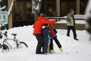 *EXCLUSIVE* It's a winter white holiday for Juan Soler and his family