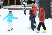 *EXCLUSIVE* It's a winter white holiday for Juan Soler and his family