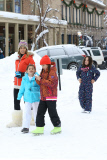 *EXCLUSIVE* It's a winter white holiday for Juan Soler and his family