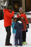 *EXCLUSIVE* It's a winter white holiday for Juan Soler and his family