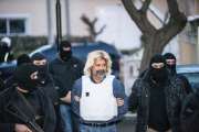 Fugitive Greek extremist Christodoulos Xiros recaptured, Athens, Greece - 04 Jan 2015
